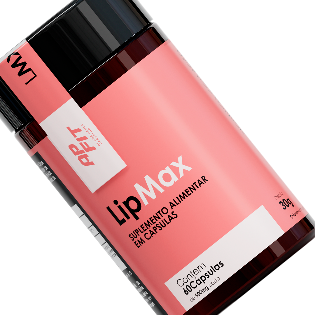 APFIT Lip Max - Termogênico para Emagrecimento 60 Cápsulas