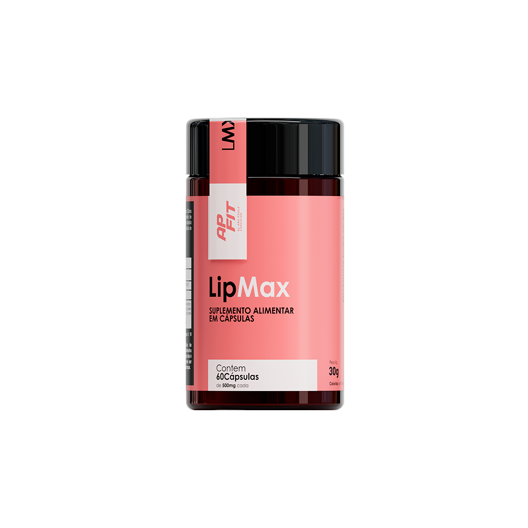 APFIT Lip Max - Termogênico para Emagrecimento 60 Cápsulas