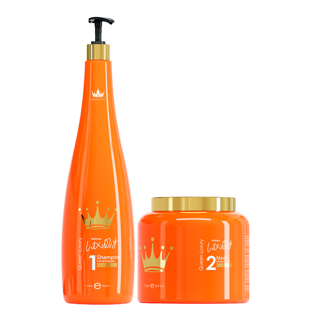APPRO Rainha Luxury Profissional - Kit Shampoo + Máscara