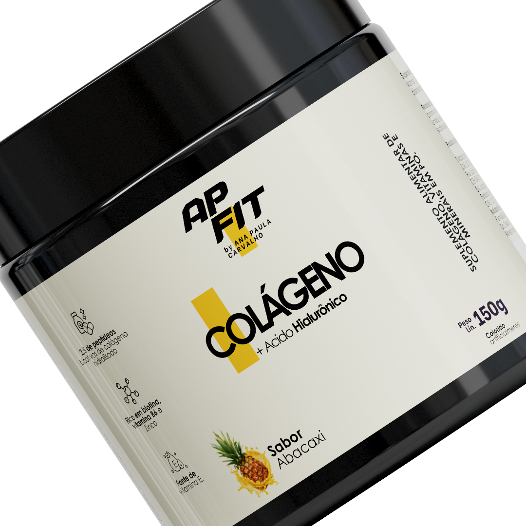 APFIT Colágeno Hidrolisado Abacaxi - Pele e Unhas 150g