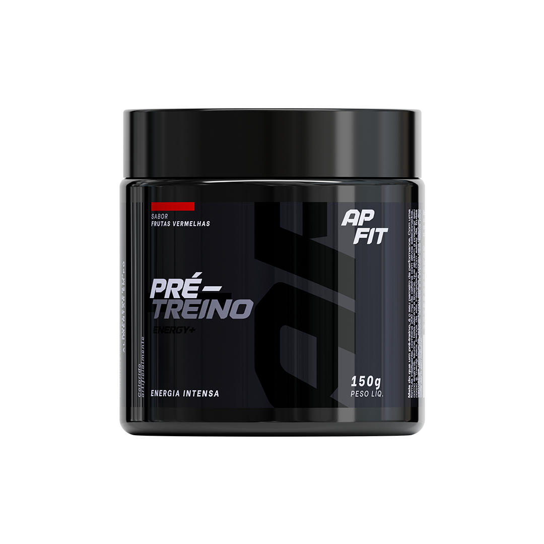 APFIT Pré-Treino Sabor Frutas Vermelhas - Energia e Foco 150g