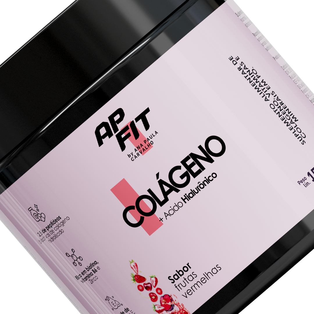 APFIT Colágeno Hidrolisado Frutas Vermelhas - Pele 150g