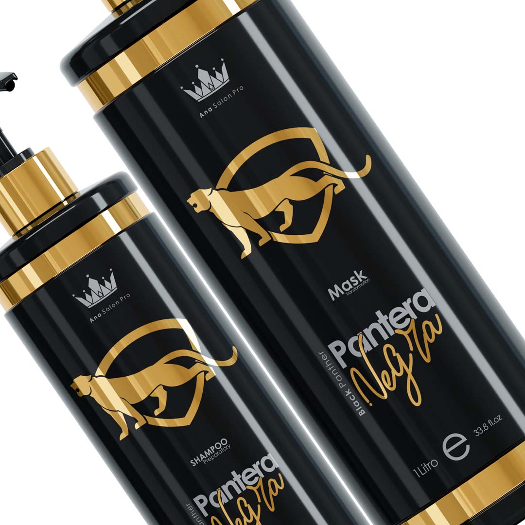 APPRO Pantera Negra - Kit Completo (Shampoo + Máscara)