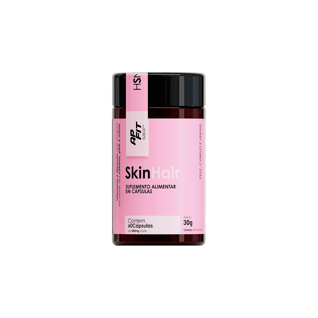 APFIT Skin Hair - Vitamínico Pele, Cabelo e Unhas 60 Cáps