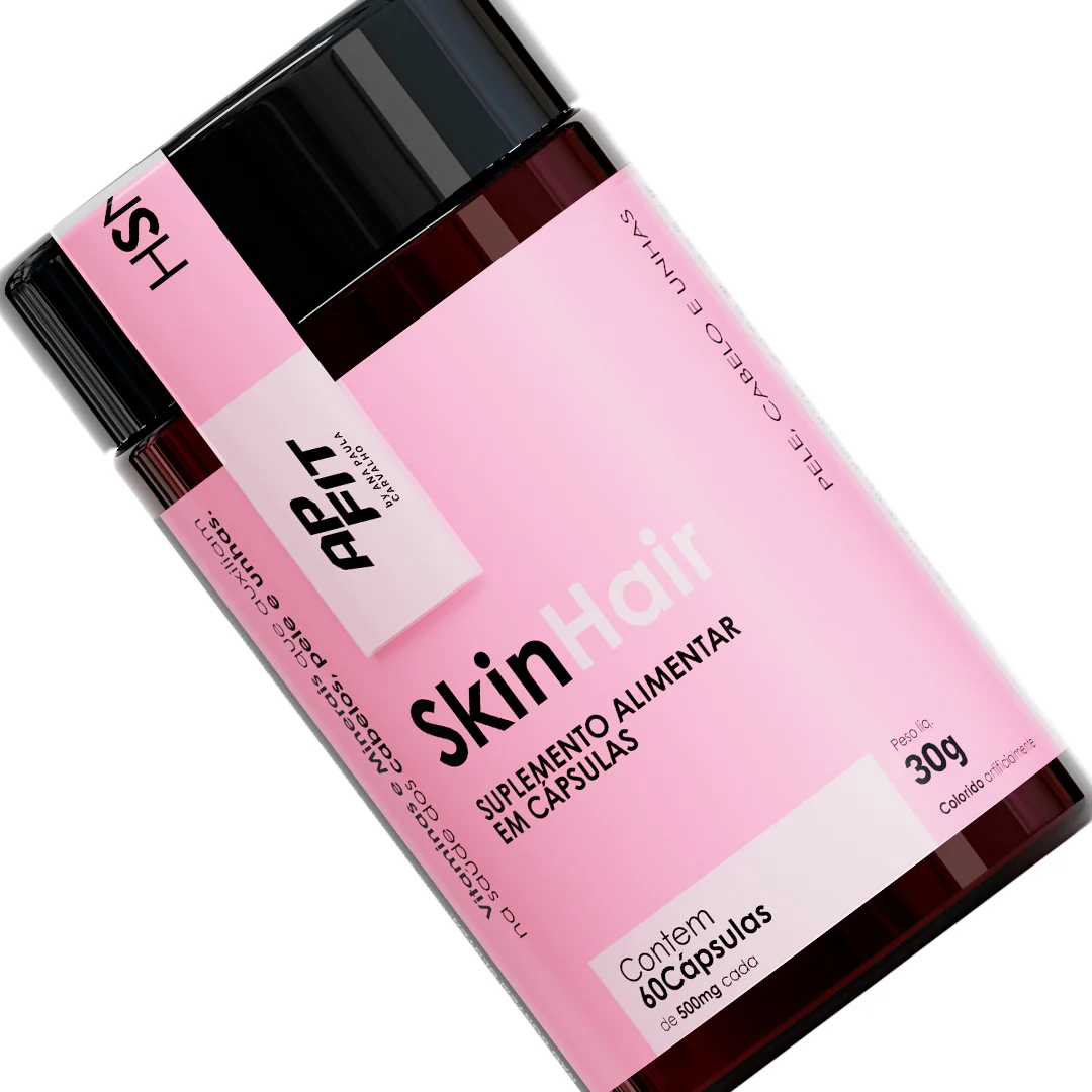 APFIT Skin Hair - Vitamínico Pele, Cabelo e Unhas 60 Cáps