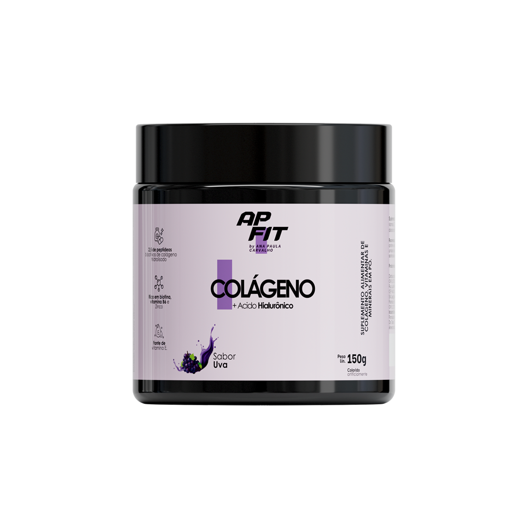 APFIT Colágeno Hidrolisado Sabor Uva - Pele e Articulações 150g