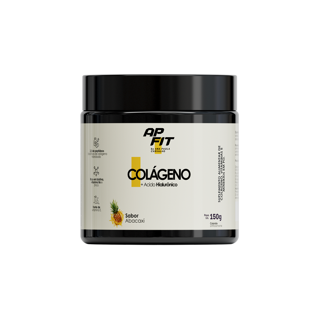 APFIT Colágeno Hidrolisado Abacaxi - Pele e Unhas 150g