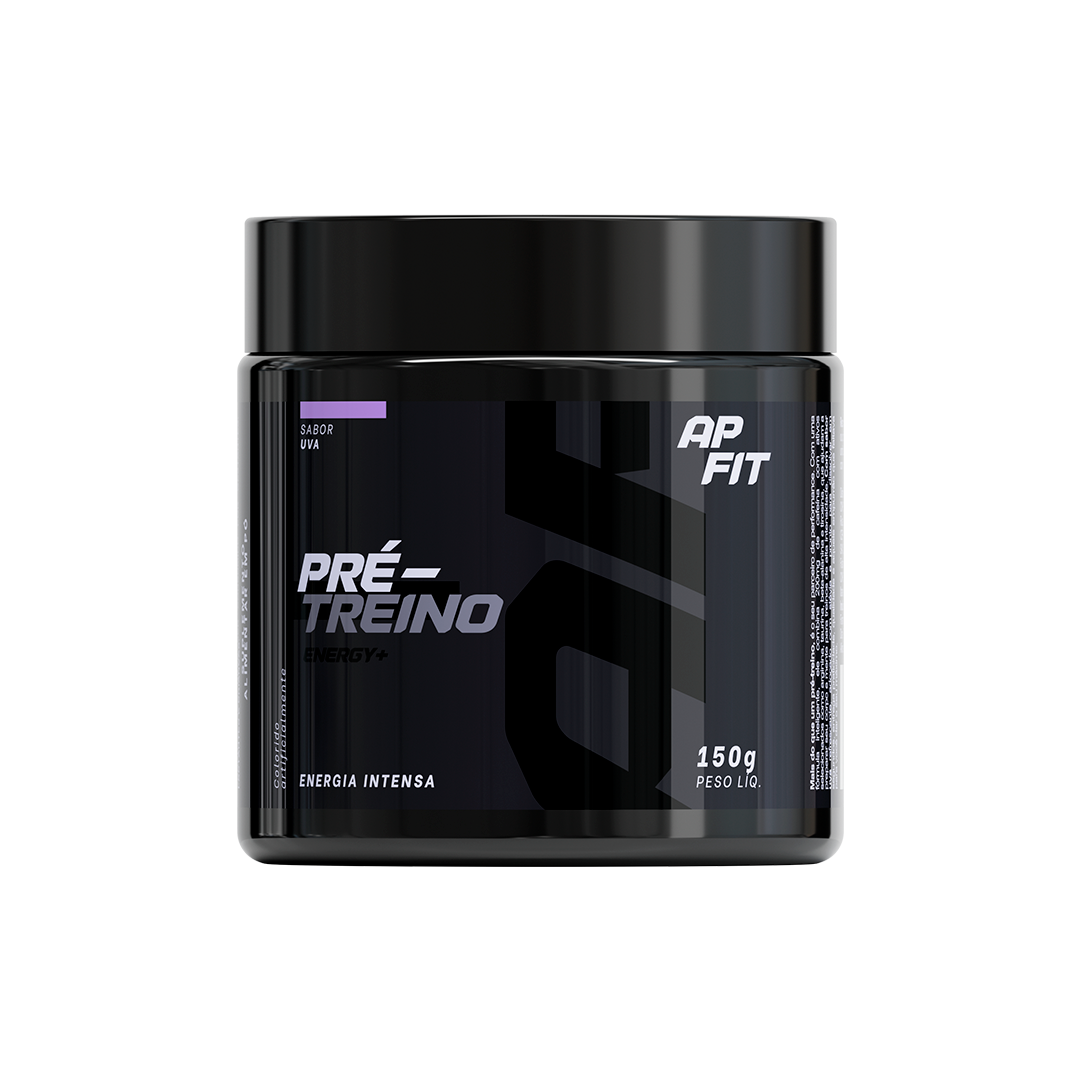 APFIT Pré-Treino Sabor Uva - Energia e Foco 150g